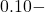 0.10 -