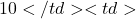 10</td><td>
